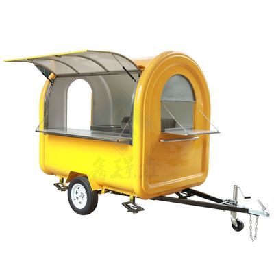 Long Life Outdoor Street Vending Customized Mobile Kitchen Chiosco per gelati