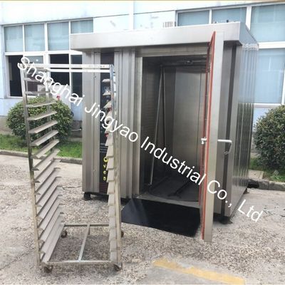 Forno rotativo a gas rotante 32 vassoi per macchine da forno 100 kg/h