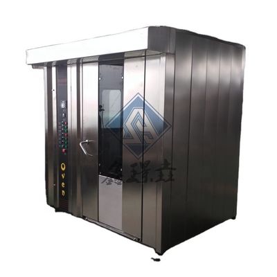 Forno rotativo a gas rotante 32 vassoi per macchine da forno 100 kg/h