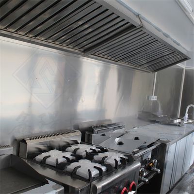 250*160*210cm Dimensioni personalizzate Strada Cucina mobile Mobile gelato Fast food Auto