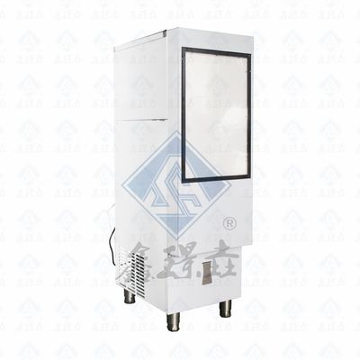 Macchine per la fabbricazione di ghiaccio a cubo commerciale con elevata produzione e capacità di stoccaggio di 900 kg
