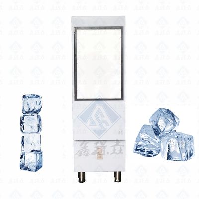 Macchine per la fabbricazione di ghiaccio a cubo commerciale con elevata produzione e capacità di stoccaggio di 900 kg