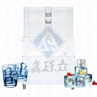 Fabbricante di ghiaccio a barre in acciaio inossidabile per la produzione rapida e rapida di ghiaccio in ambienti commerciali