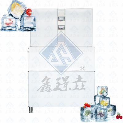 Fabbricante di ghiaccio a barre in acciaio inossidabile per la produzione rapida e rapida di ghiaccio in ambienti commerciali