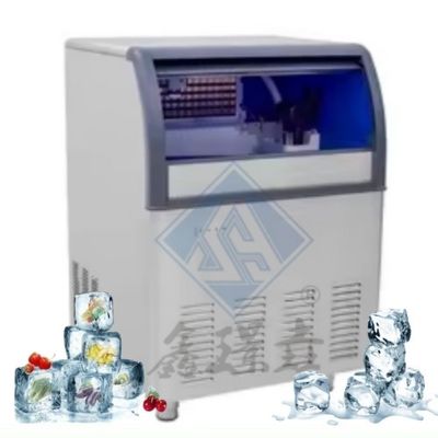 Macchina commerciale per la fabbricazione di cubi ad alta produttività e capacità di stoccaggio di 300 kg di ghiaccio