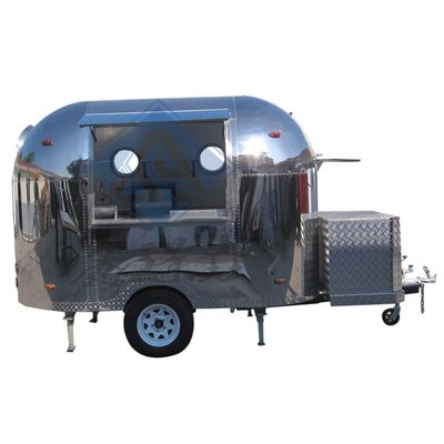 Camionetto alimentare personalizzato in acciaio inossidabile da 1000 kg con attrezzature di cucina per ristoranti