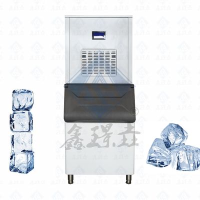 Sanyo Compressore alimentato da acciaio inossidabile cubo Ice Maker per la produzione rapida di ghiaccio