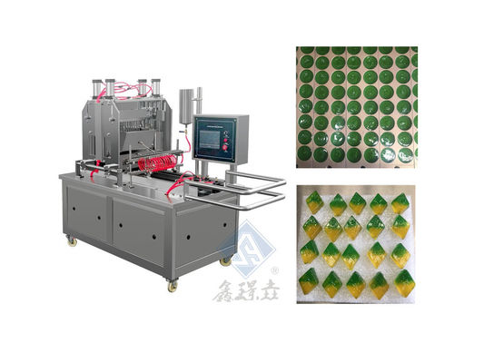 1.5KW Chocolate Toffee Lollipop Gummy Bear Machine per 50 kg/h di fabbricazione di caramelle industriali