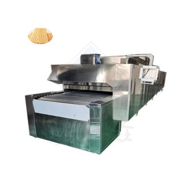 Forno a 500 kg/h Biscotti Crisp Difficili Cupcake Automatico Tunnel elettrico Forno 7m