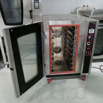 8 vassoi Aria calda riscaldamento elettrico forno a convezione per la cottura di pane torta biscotto pizza