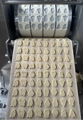 3kw Alta produttività Crepe Fragole sottili Butter Cookie Machine Biscuit Maker