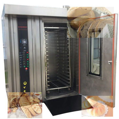 Macchina elettrica per il pane a gas diesel con funzione a vapore 32 vassoi Forno rotativo Made