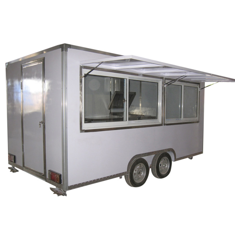 Fast Food Trailer negli Stati Uniti con attrezzature da cucina e piccola cucina mobile
