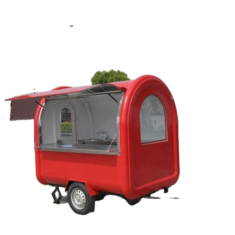 Good Design Mobile Food Truck con elevato livello di sicurezza e piastra di alluminio a Shanghai