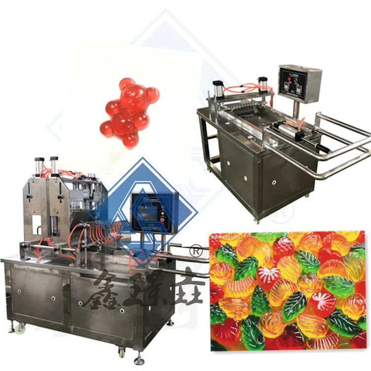 Gummy Bear Automatic Square Candy Making Machine per bevande alimentari 1900*980*1700