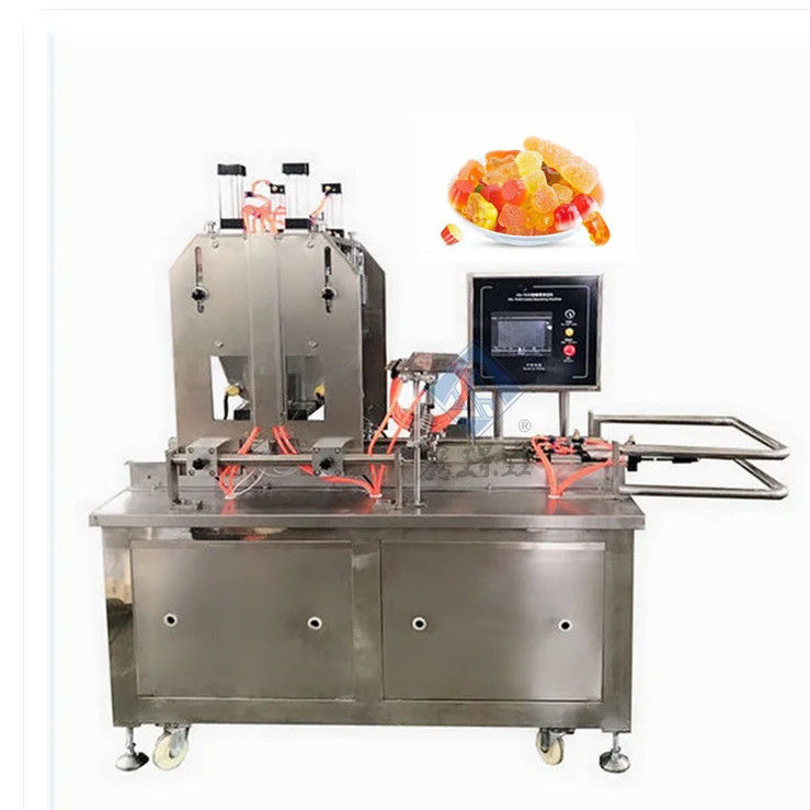 Jelly Candy Bean Depositor Bear Small Gummy Semiautomatic Candy Making Machine 1900*980*1700