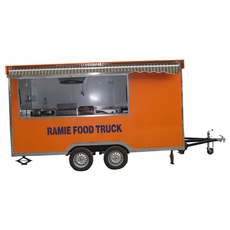 Macchine alimentari opzionali 2020 Mobile Food Trailer per conveniente distributore di snack