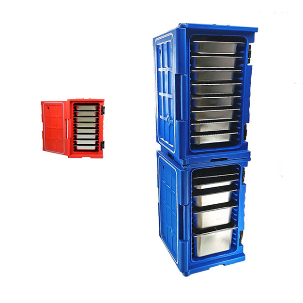 Contenitori di cibo termicamente isolati mantengono la temperatura dei cibi costante con un colore personalizzato