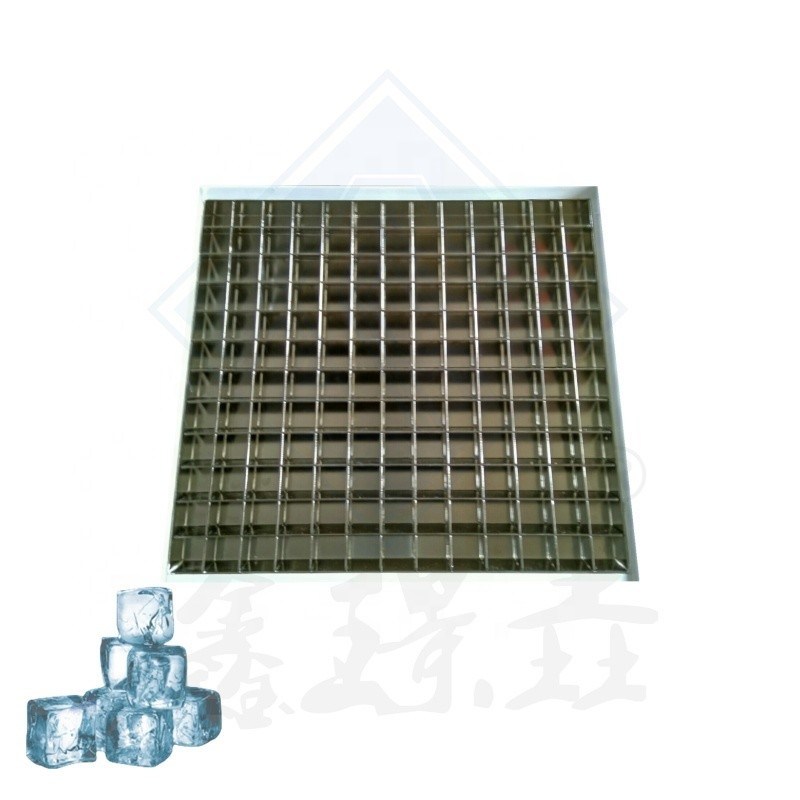 Macchina commerciale per la fabbricazione di cubetti di ghiaccio con capacità di stoccaggio di 200 kg e muffa di evaporatore