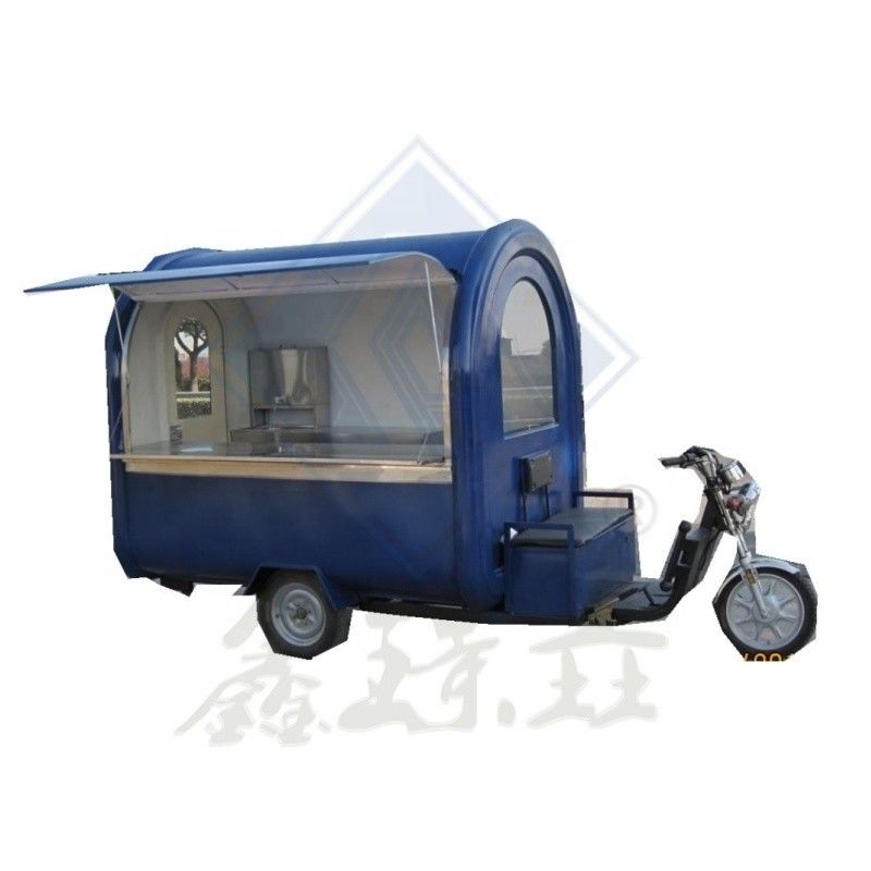 Street Food Trike Bike Caffè Crepes Cesto con Bicicletta Motociclo Food Truck 220*160*210