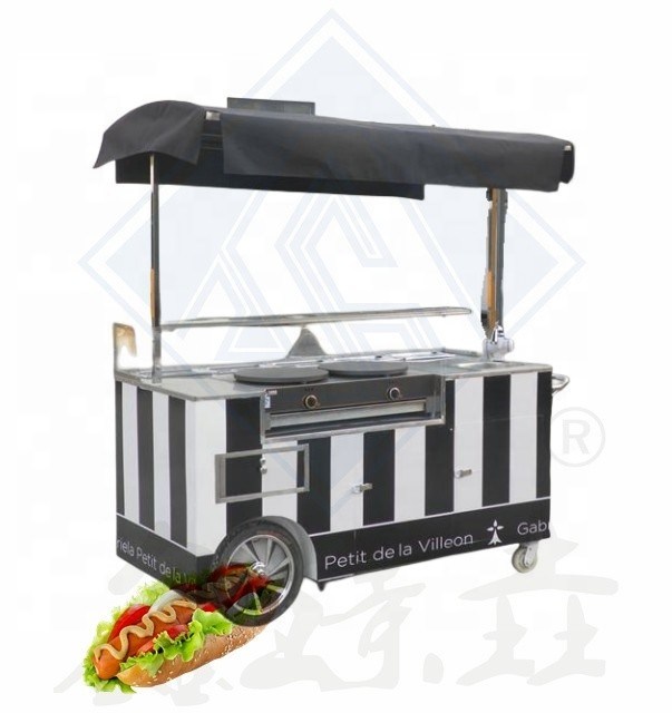 Tornado Potato Food Cart Mobile Food Steamer Cart con ruote 180*80*80 Portatile