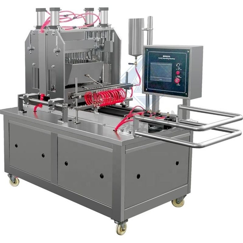 Mini Lab Confectionery Candy Depositor Making Machine per dolci riempiti di gelatina morbida e dura