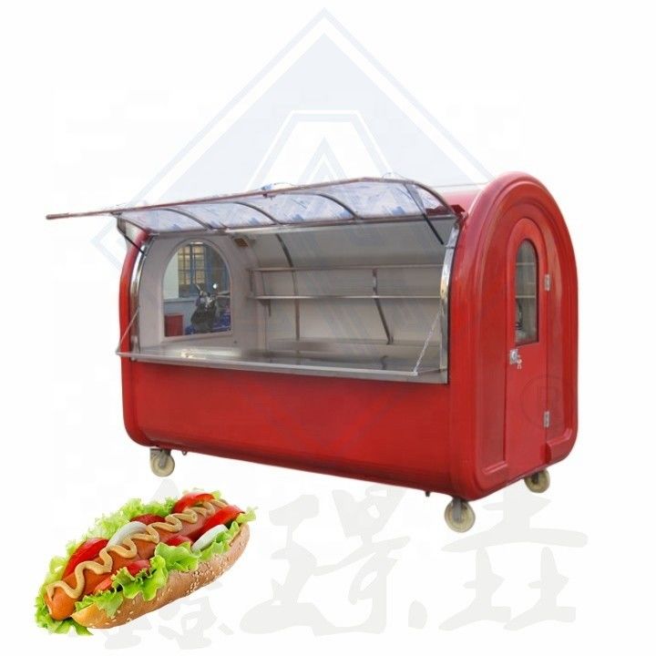 Carrello alimentare in acciaio inossidabile per carne patatine francesi