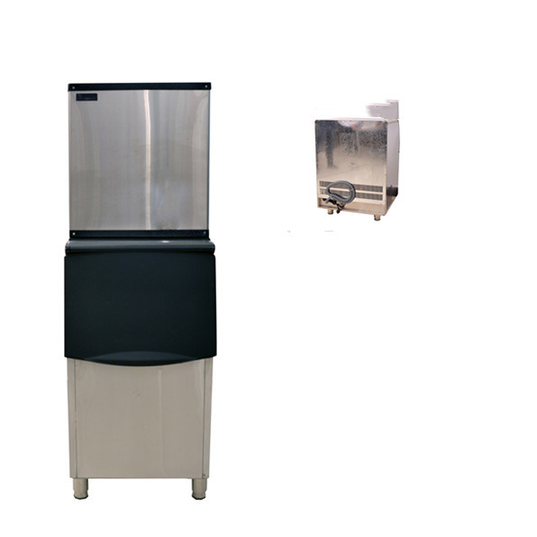 Macchina per la fabbricazione di cubetti di ghiaccio in acciaio inossidabile 1000 kg/giorno con funzione automatica