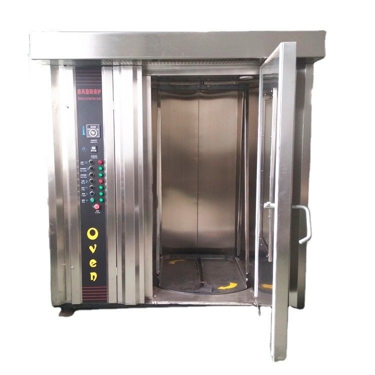 32 Forno rotativo a vassoio 380V Consumo di energia elettrica 52,5 kWh per fabbricazione di pani industriali