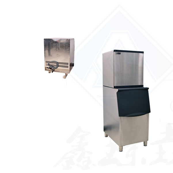 TECUMSEH Compressore 220V 300kg Quadrato Ice Cube Making Machine per la produzione di ghiaccio cubo