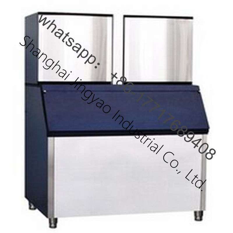 Apparecchiature per la caffetteria Macchina di produzione di ghiaccio a cubo per bar di succo 750W e forma di blocco di ghiaccio