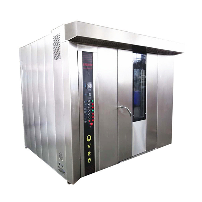 Dimensioni del vassoio 400 * 600 / 800 * 600 mm Industrial Rotary Arabo Forno per pane Burger Bun Forno rotativo