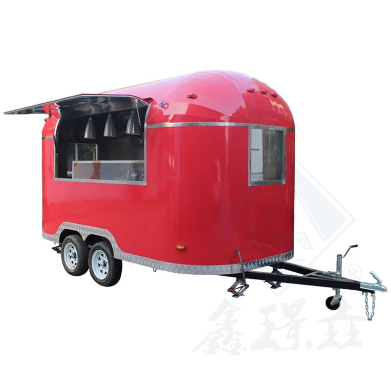 Camion alimentare mobile Bar mobile trailer Food Caravan Fryer Pollo a griglia Carrello alimentare
