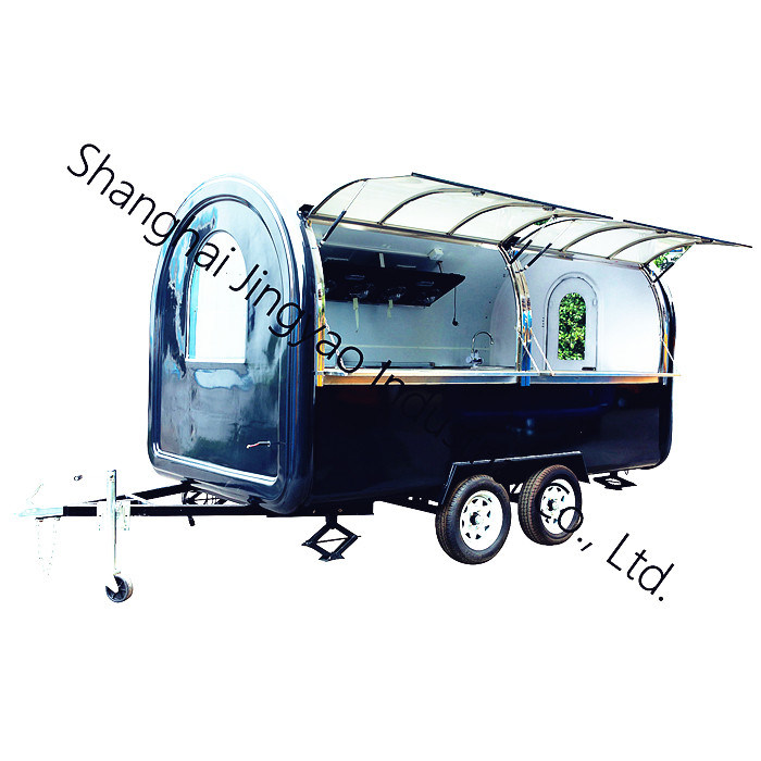 500 kg/h di capacità Fast Food trailer con Popcorn Cart e Taiyaki Ice Cream Cone Machine