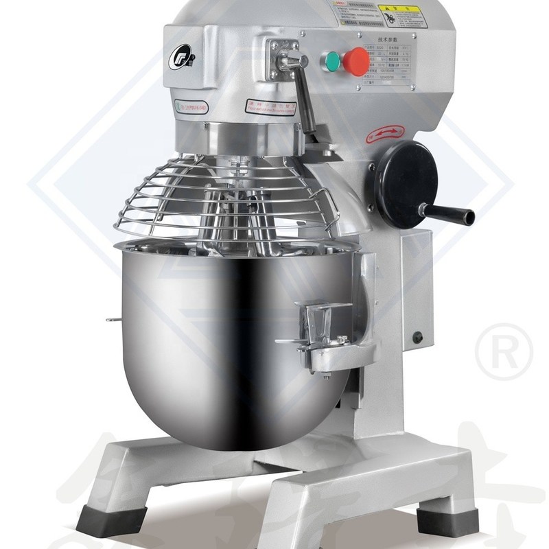 Miscelatore di pasta planetario da 20 litri per la preparazione di alimenti pesanti da 0,75 kW