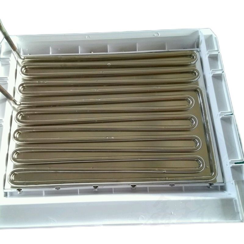 500 kg al giorno Evaporatore a cubo di ghiaccio ad alta produttività con griglia quadrata di rame Dimensione 22*22*22