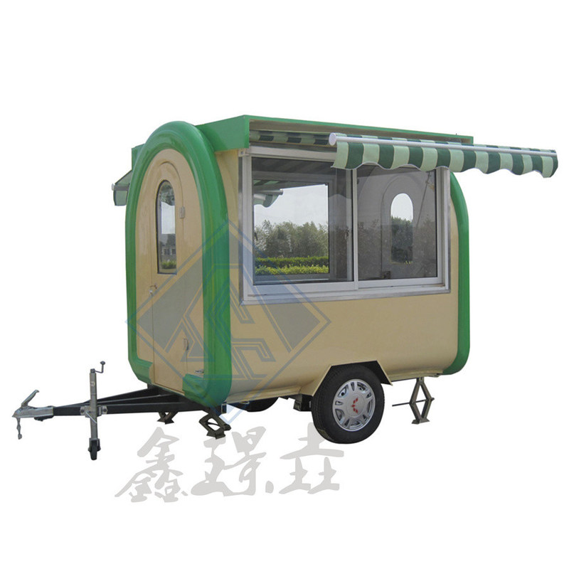 110V/220V/380V Voltage Heavy Duty Mobile Catering Food Trailer Best Buy Vendita di strada