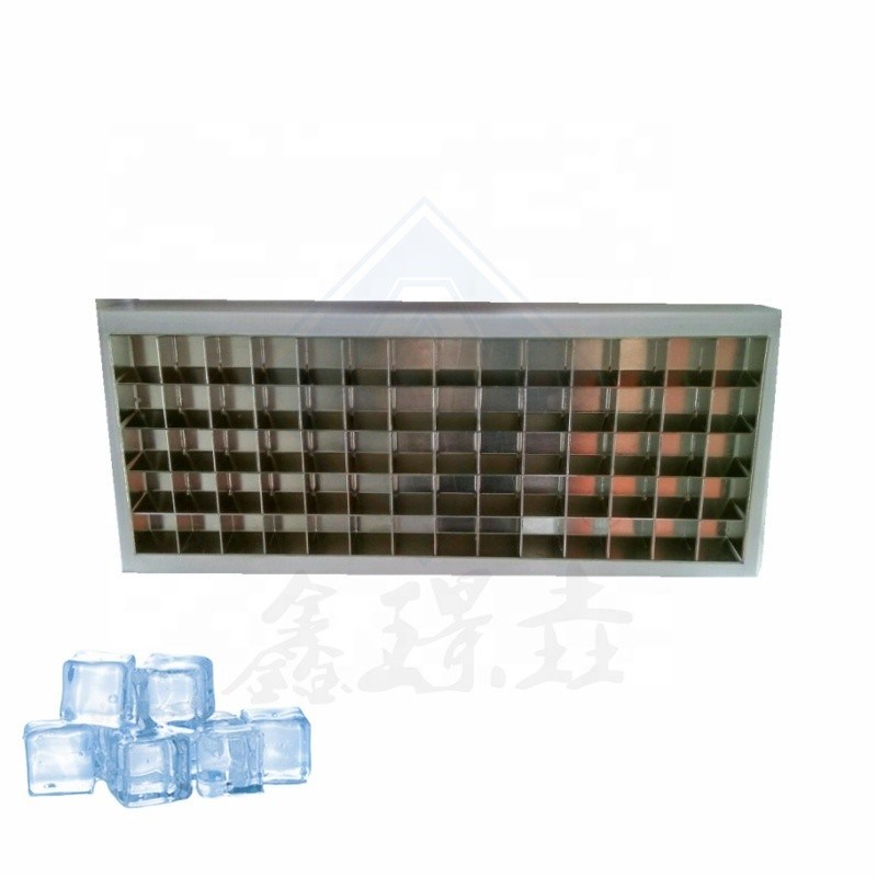 22x22x22mm Copper Evaporator Ice Cube Making Machine per la produzione industriale di ghiaccio