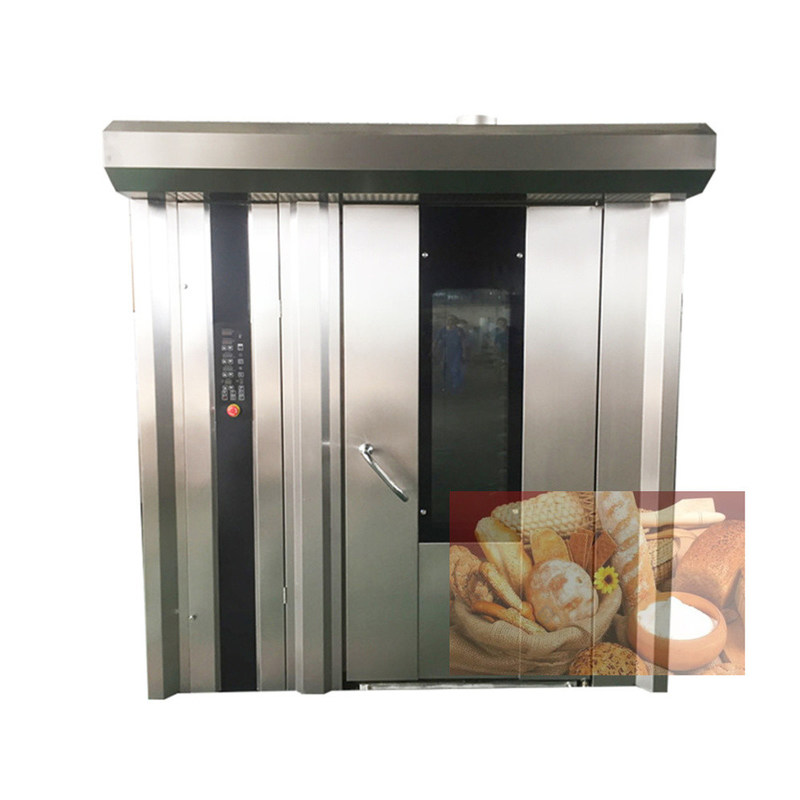 Funzione di cottura del pane Pita Forno rotativo elettrico a gas in acciaio inossidabile per il pane