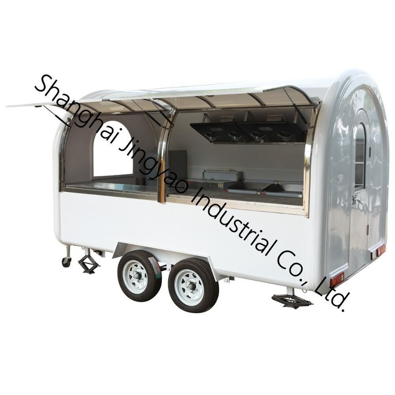 Caldaia in fibra di vetro Australia Standard Street Fast Mobile Food Cart Truck Trailer con cucina
