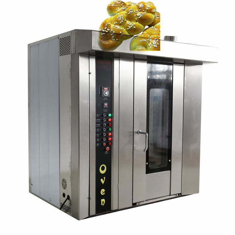 Forno da forno rotativo diesel da 1500 kg per pane Pizza Baguette di carne Riscaldamento rapido e uniforme