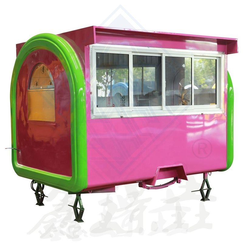 Funzione macchinaria carrello di servizio alimentare per la stazione di lavoro del tè a bolla funky