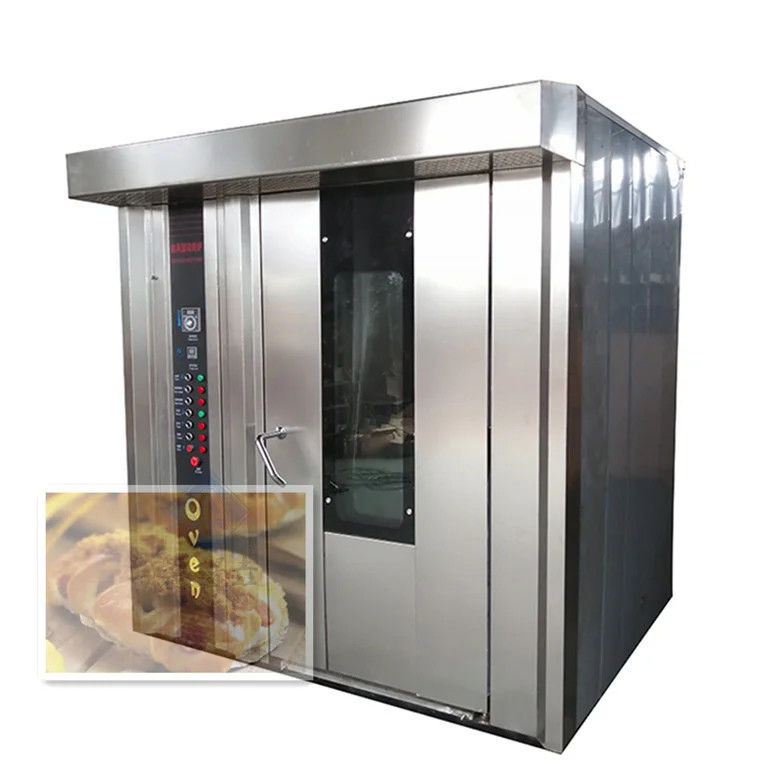 32 vassoi Forno rotativo a vapore completamente automatico Perfetto per negozi di cibi e bevande occupati