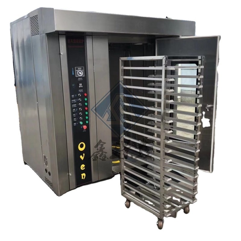 Alimenti e bevande 1800*2000*2200 Gas elettrico Diesel Automatico 16/32 Forno rotativo Forno da forno