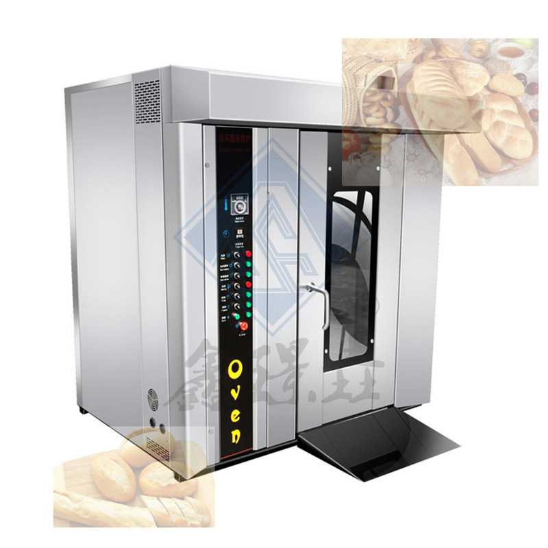 Forno rotativo a gas diesel per il forno del pane con intervallo di temperatura Temperatura ambiente-400