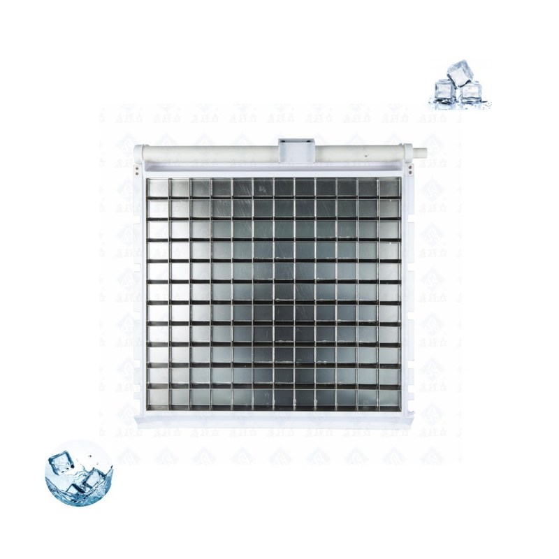 Parti di refrigerazione Evaporatore di ghiaccio da 100 kg a 300 kg per macchine semiautomatiche per la fabbricazione di ghiaccio a cubo