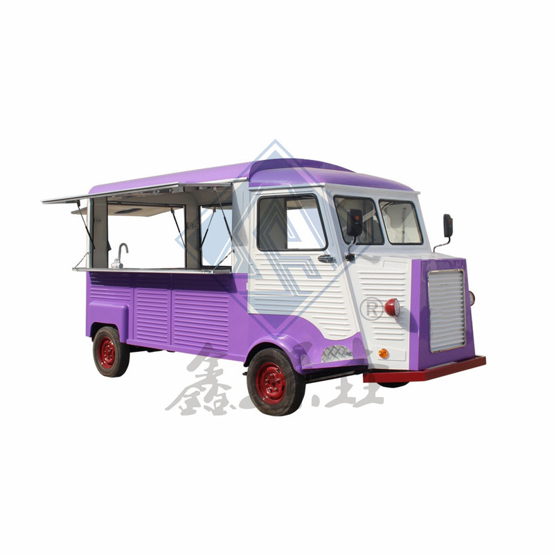 Camion alimentare elettrico mobile Pasta sandwich hamburger 60V tensione chiusa Tipo di carrozzeria