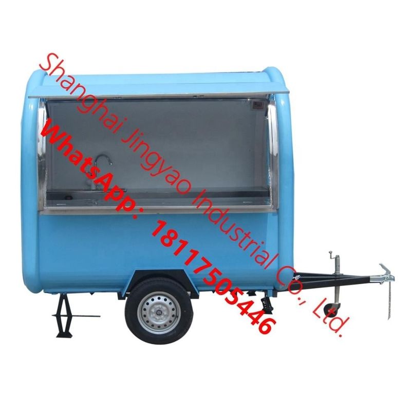 Materiale grezzo Frutta JY-BT400 Hot Dog Cart 1500kg Capacità e Tornado Potato Food Cart