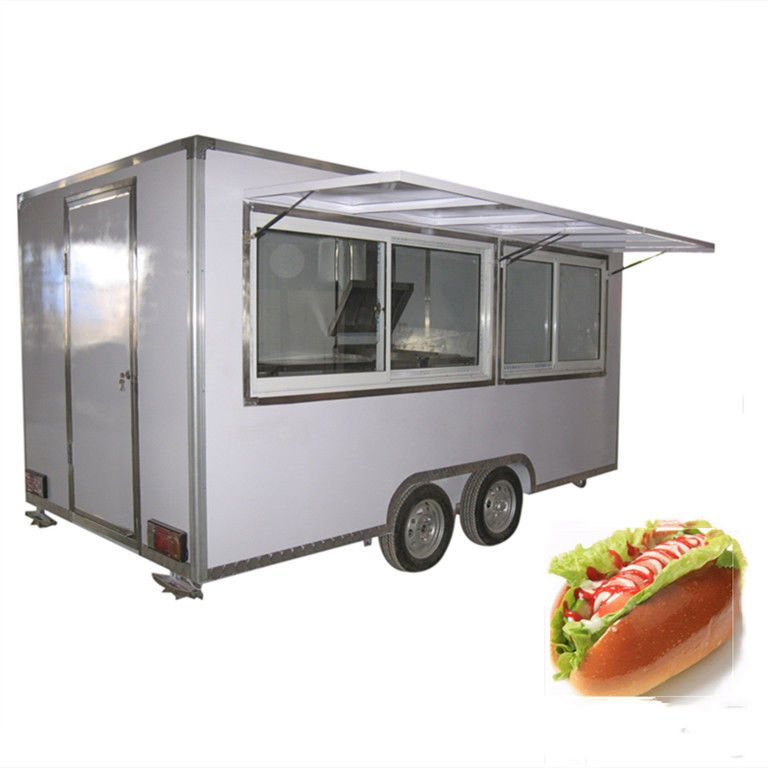 Produttore di snack per carrello alimentare mobile 220x200x235cm Dimensione Pollo Caffè Hot Dog