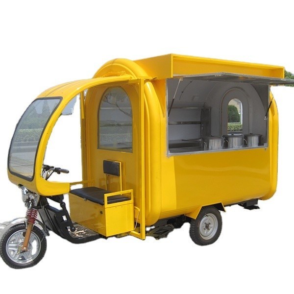 380*160*235 CM Street Mobile Gas Ice Cream Food Truck con attrezzature di cucina complete